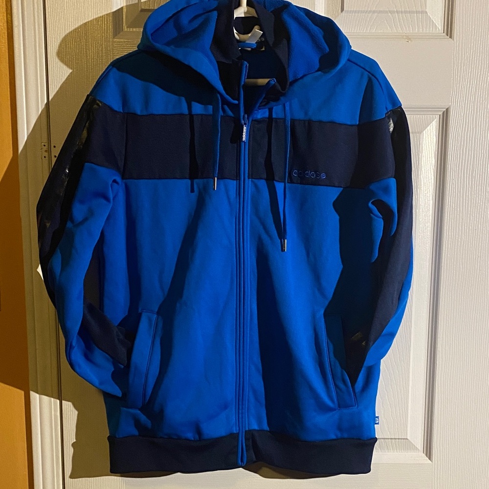adidas Performance Jacket in Blue and Black